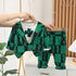 Boys spring and autumn long sleeve three-piece set